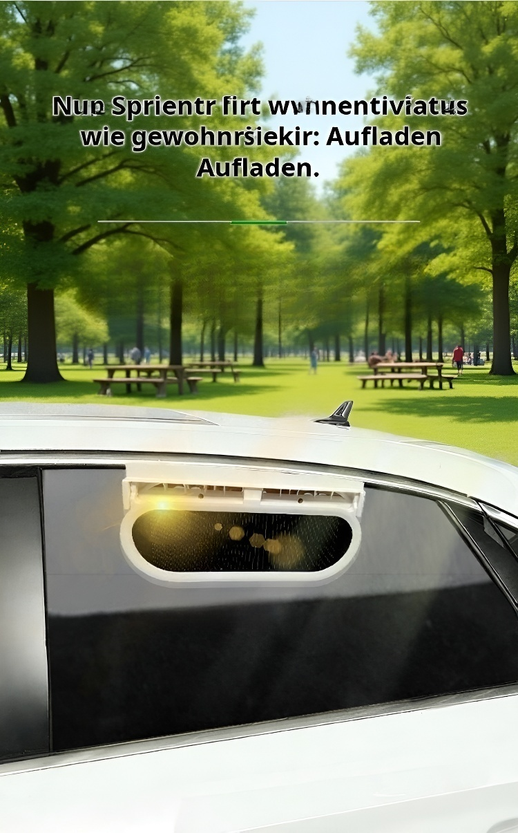 Innovativer solarbetriebener Ventilator für PKW