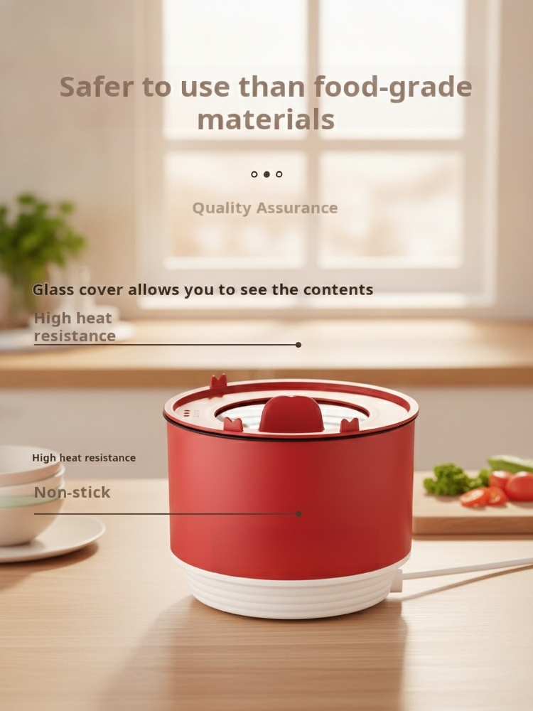 Electric cooker with detachable stand for easy storage