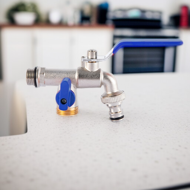 전동 전체 황동 수도꼭지