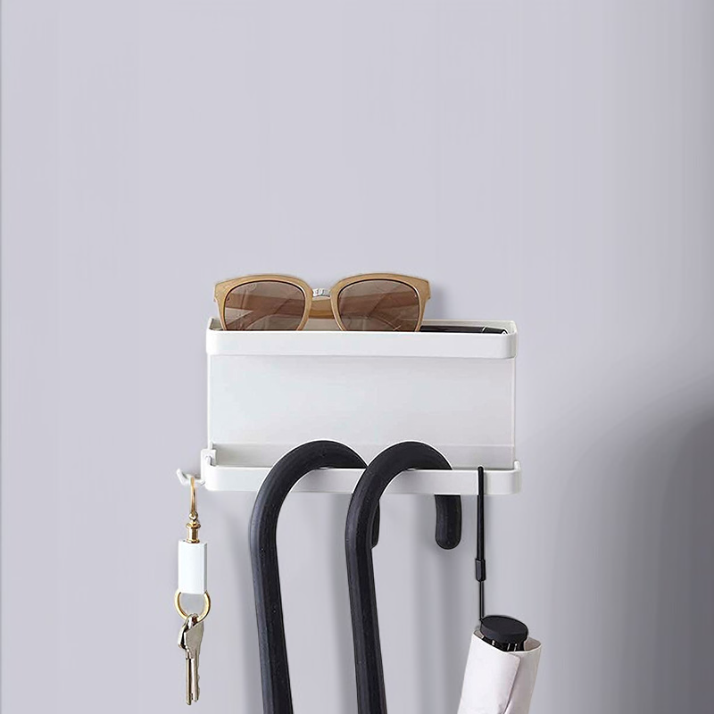 Soporte magnético para paraguas con bandeja organizadora