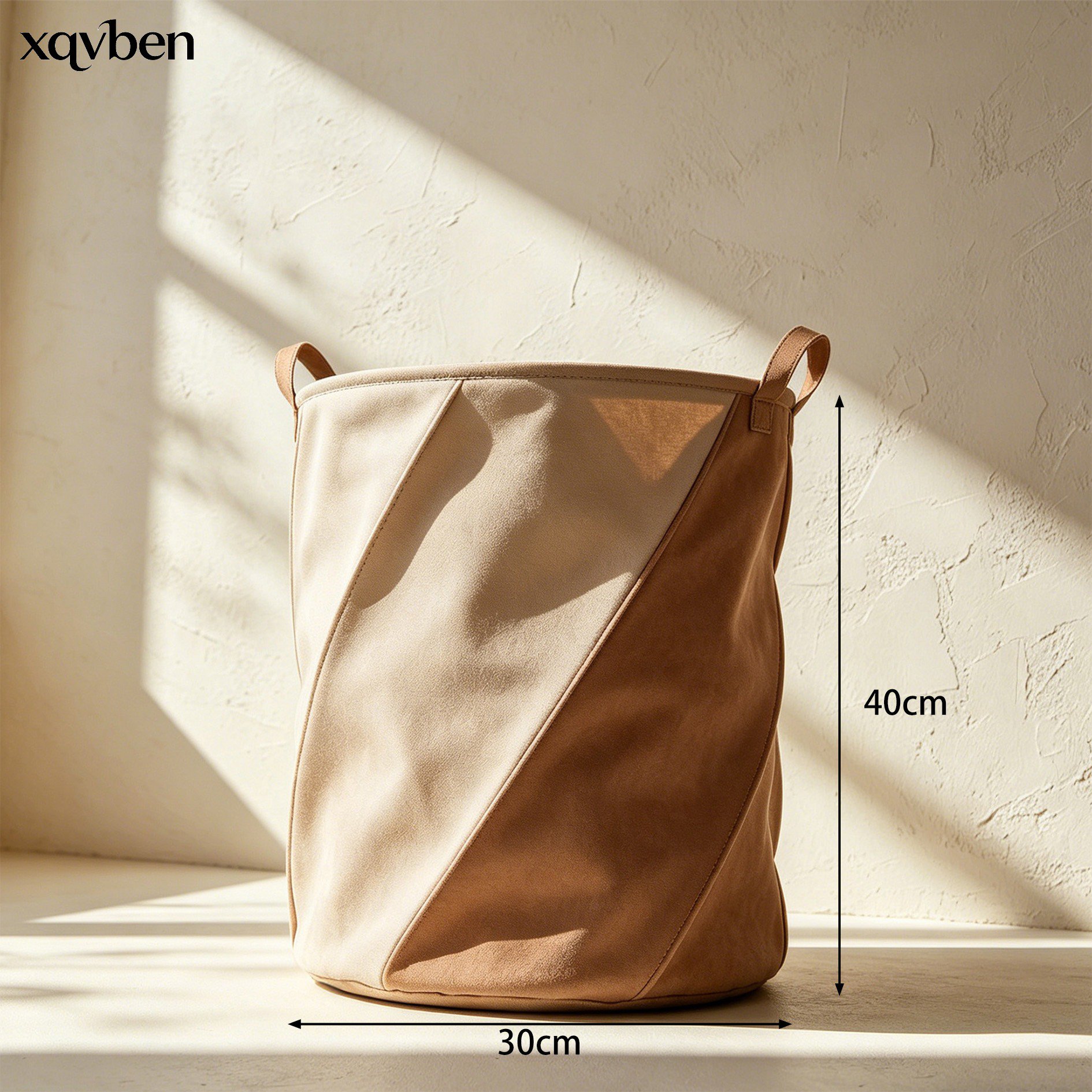 Foldable fabric laundry baskets (3 pieces)