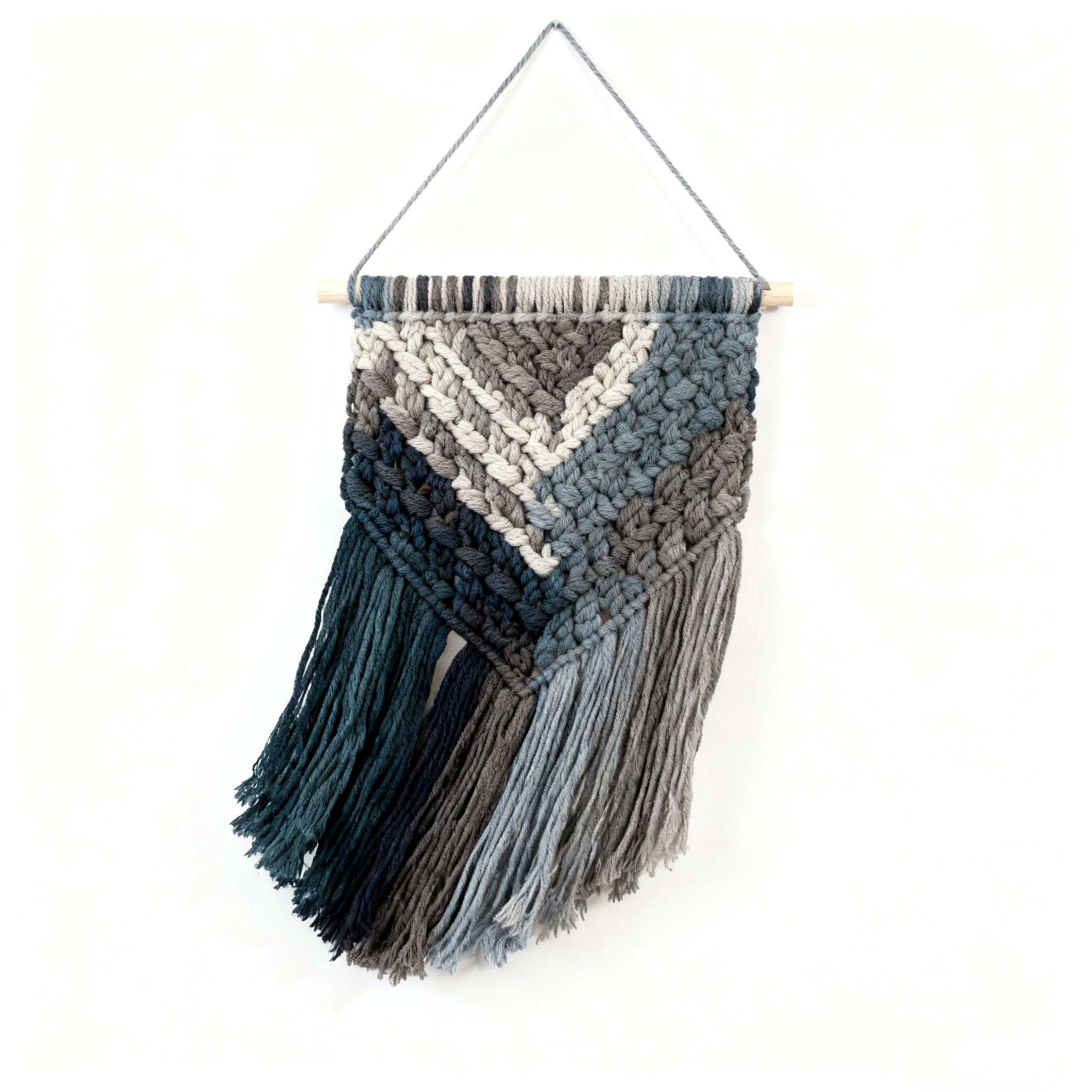 พรมแขวนผนังถักมือสไตล์แฟนตาซีสีไล่ระดับสำหรับตกแต่งบ้าน