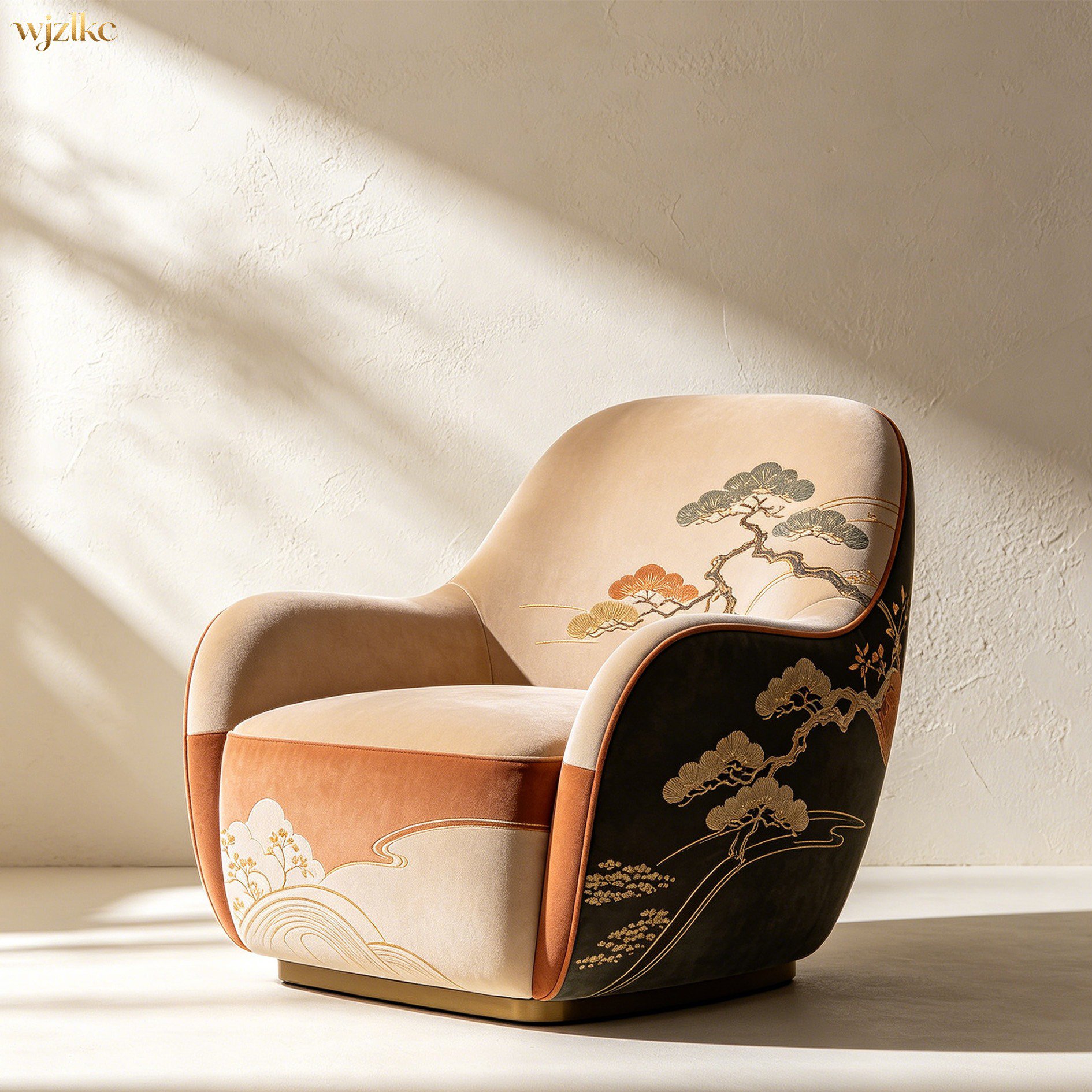 シンプルな一人掛けソファ