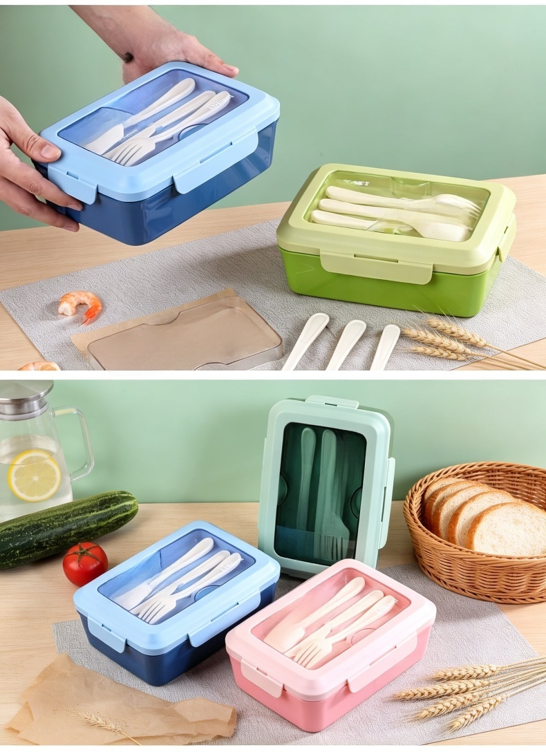 Portable lunch box for work and school