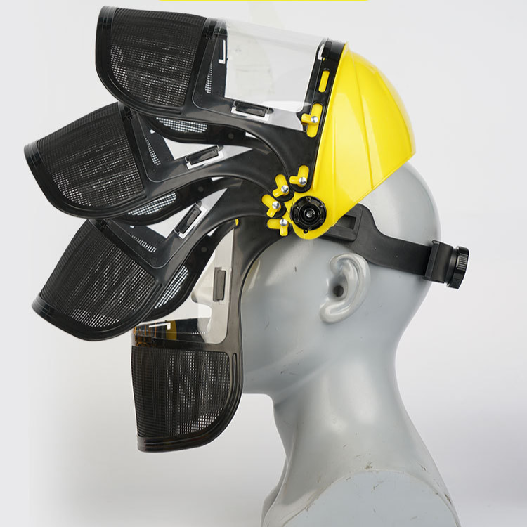 割草防飛濺頭戴式防護面罩