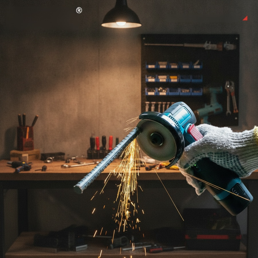 Ergonomischer Griff des Winkelschleifers