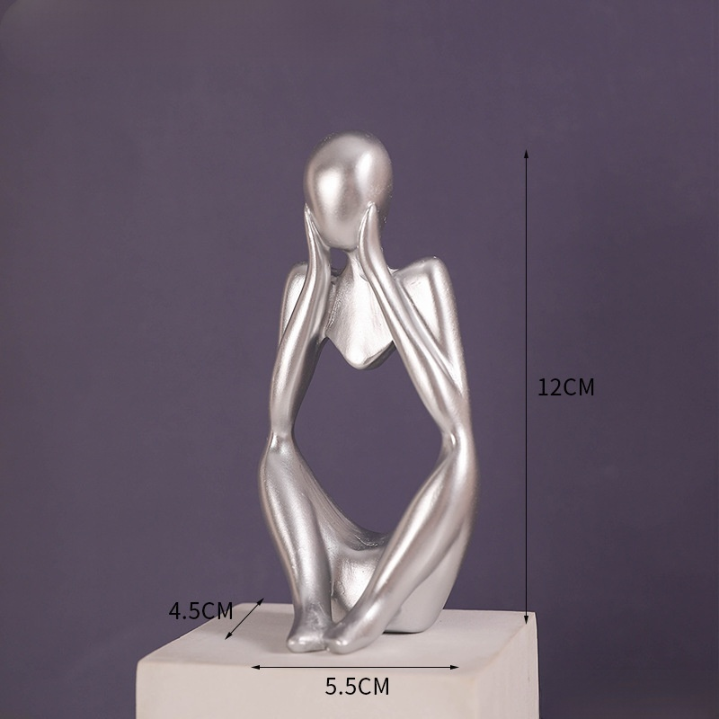 思考人物擺飾樹脂裝飾品