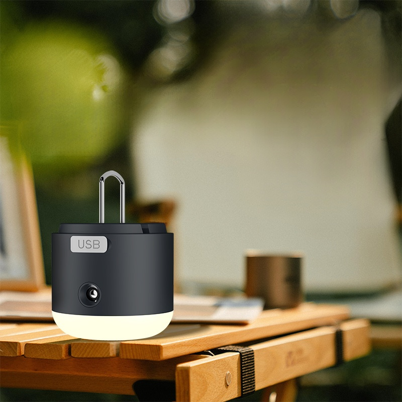  多功能戶外風扇噴霧露營燈