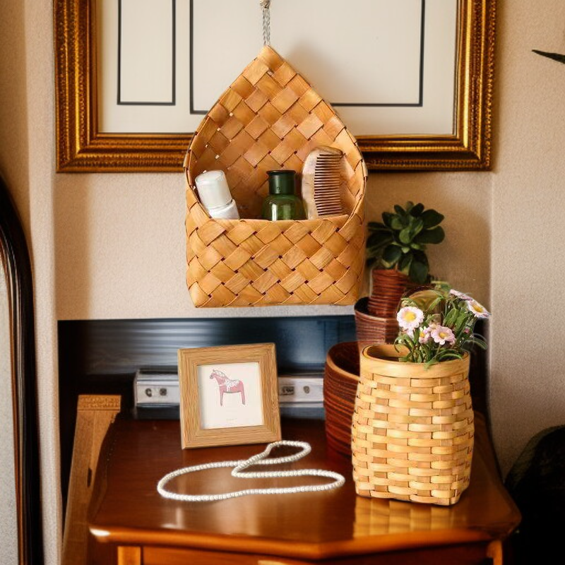 Wall Hanging Woven Basket