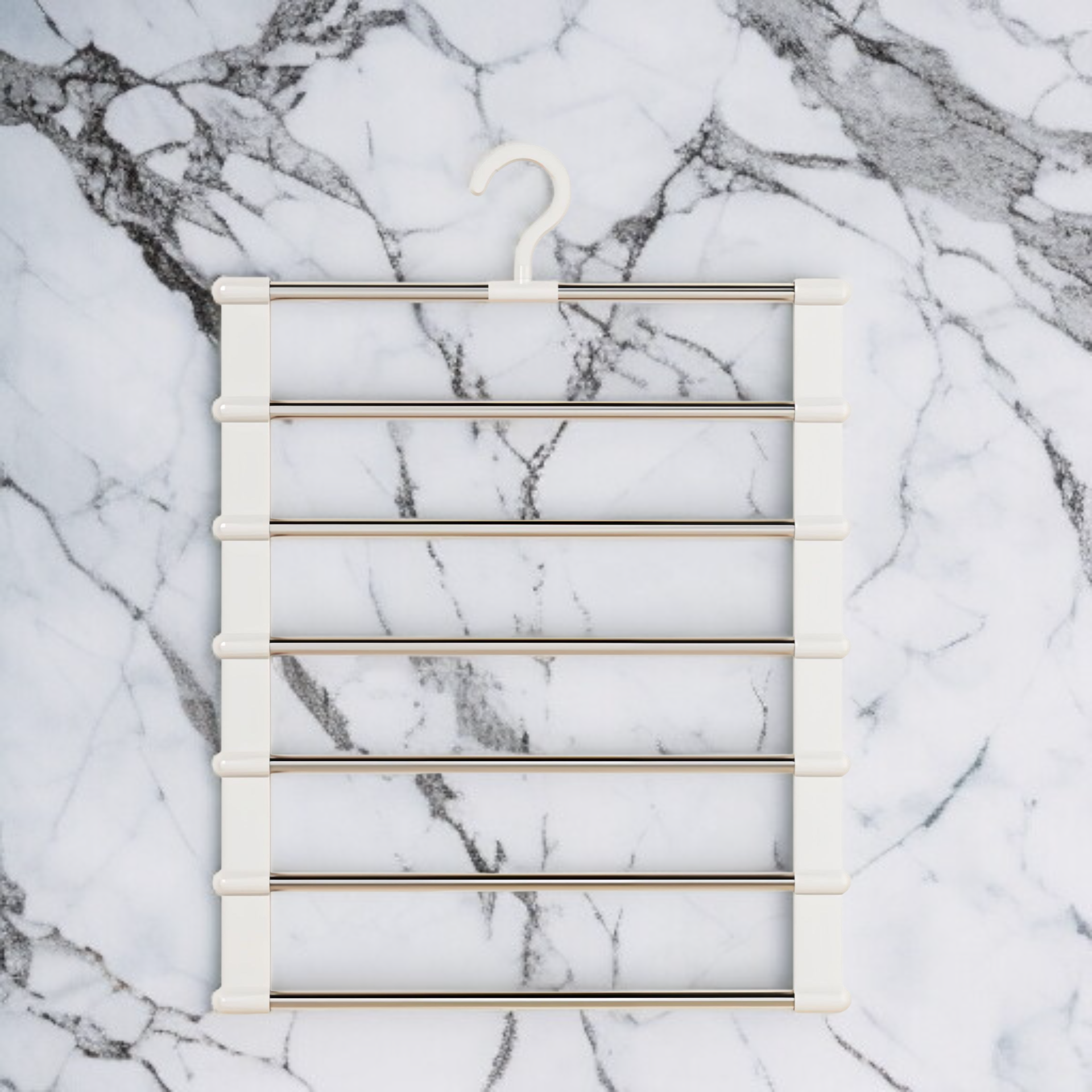 ステンレス製多層シームレス折りたたみ式ズボンハンガー