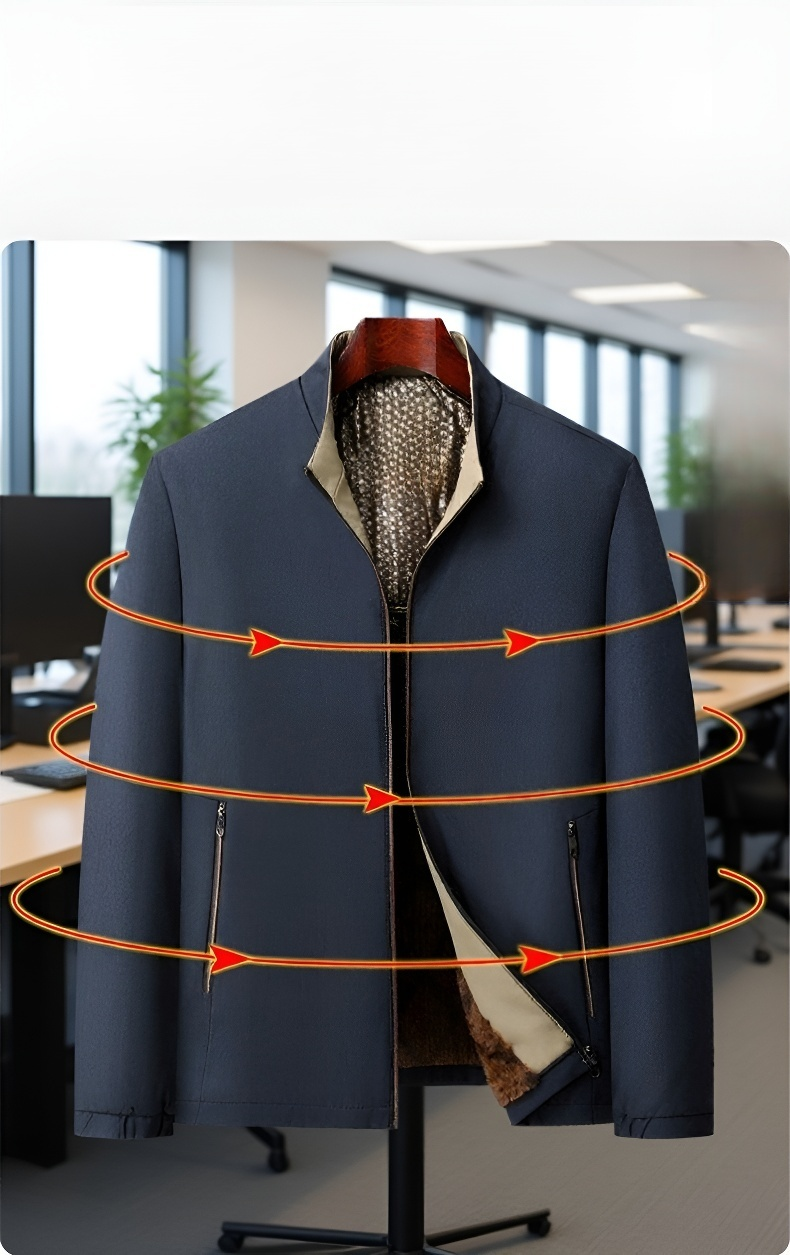 冬用メンズアウターのスタイリッシュなデザイン