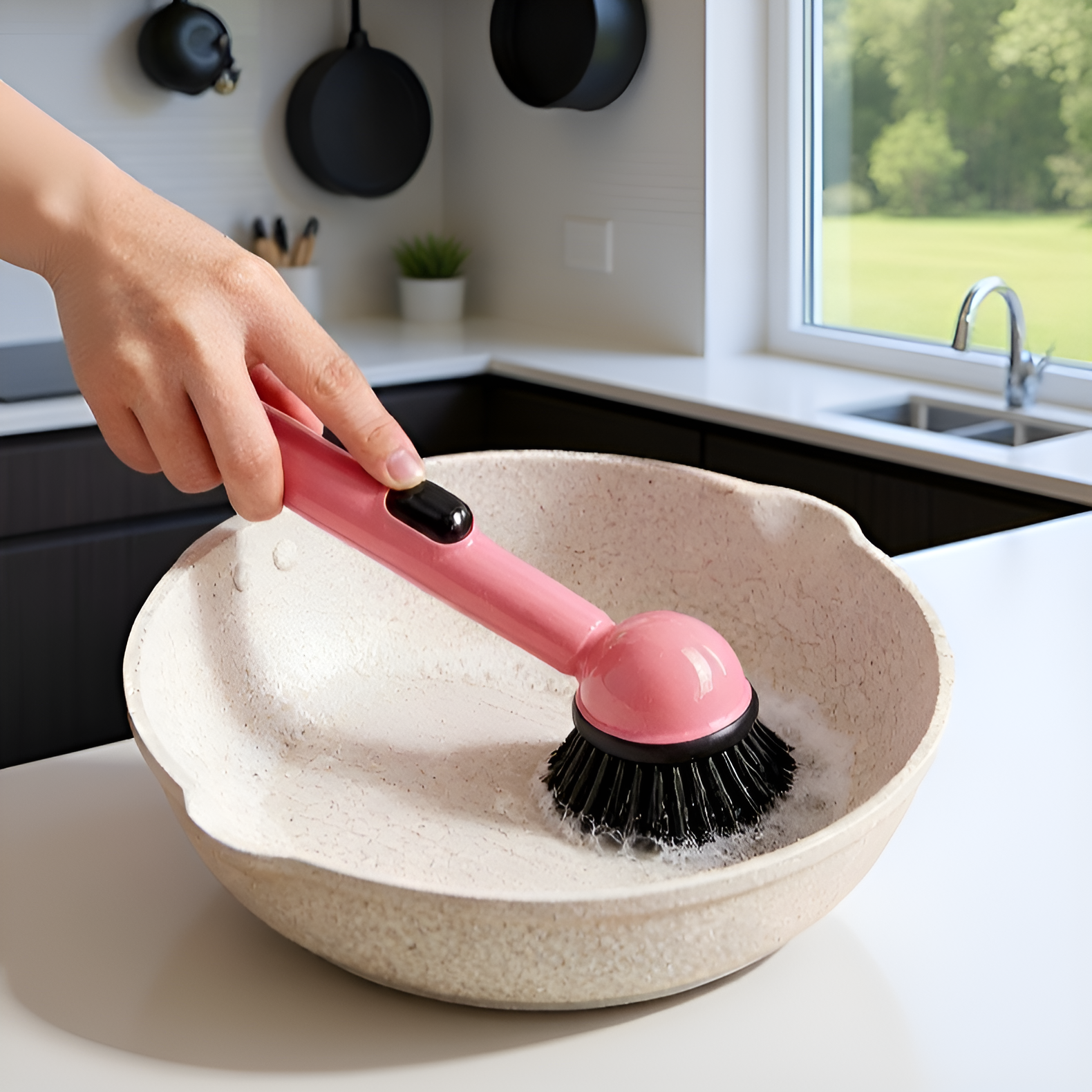 多功能刷具適用不同鍋具