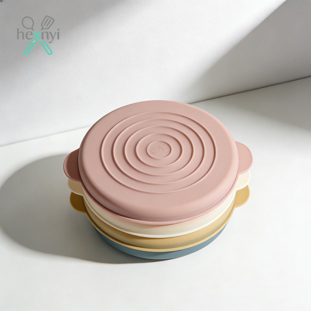 ฝาปิดภาชนะเก็บอาหารซิลิโคนหนานุ่ม (แพ็ค 3 ชิ้น)