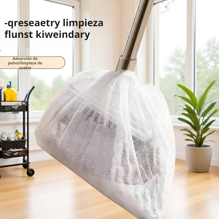 10 piezas de fundas desechables para escoba, limpieza de polvo y cabello en el suelo