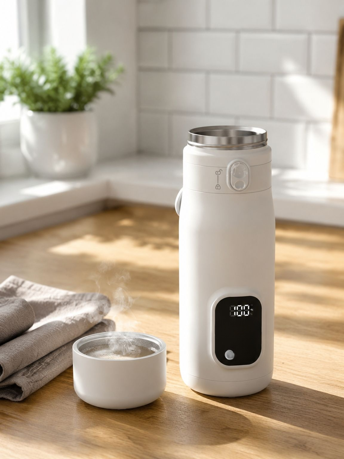 Neuer, intelligenter, tragbarer Wasserkocher mit konstanter Temperatur, geeignet für den Einsatz im 