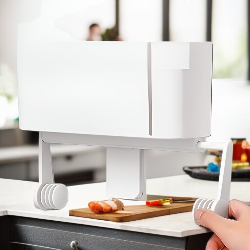 Wall-mounted Kitchen Refrigerator Organizer with Film