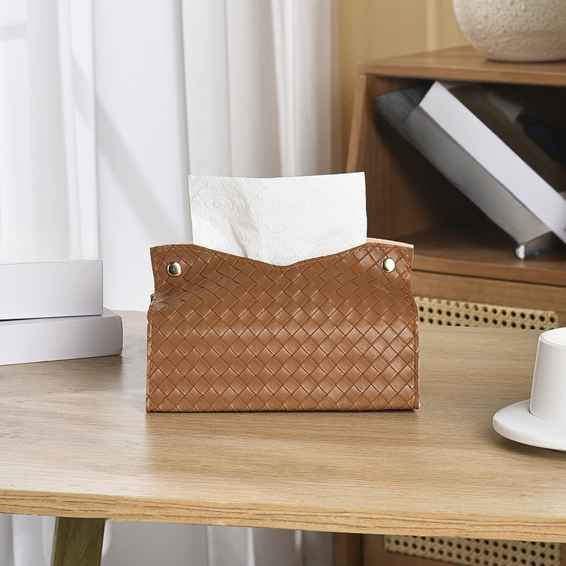 高級PUレザー ティッシュボックス リビング・テーブル用