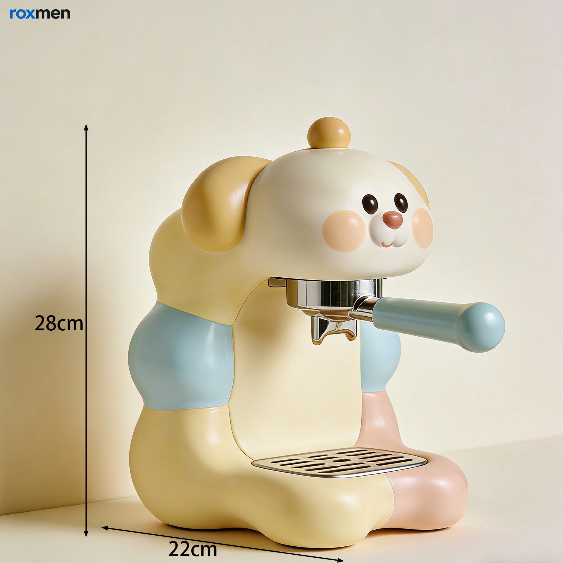 커피 머신의 세련된 디자인