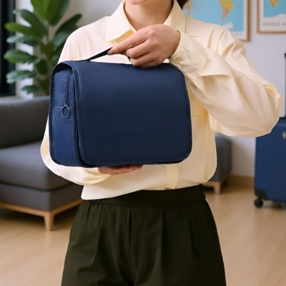 Unisex Waschtasche mit mehreren Fächern