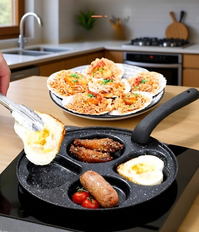 논스틱 코팅 하트 프라이팬 디테일