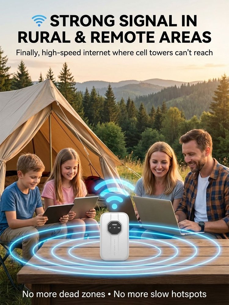 [Global Coverage, Free for Life] Boundless Portable Wi-Fi