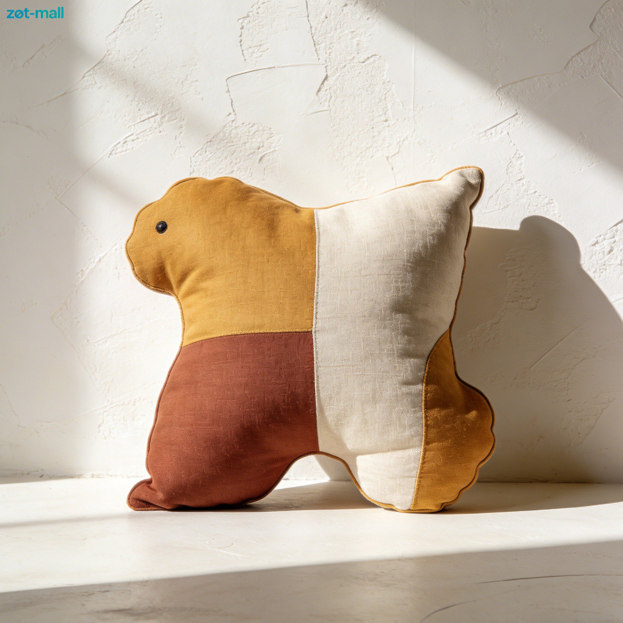 Cotton and linen throw pillows