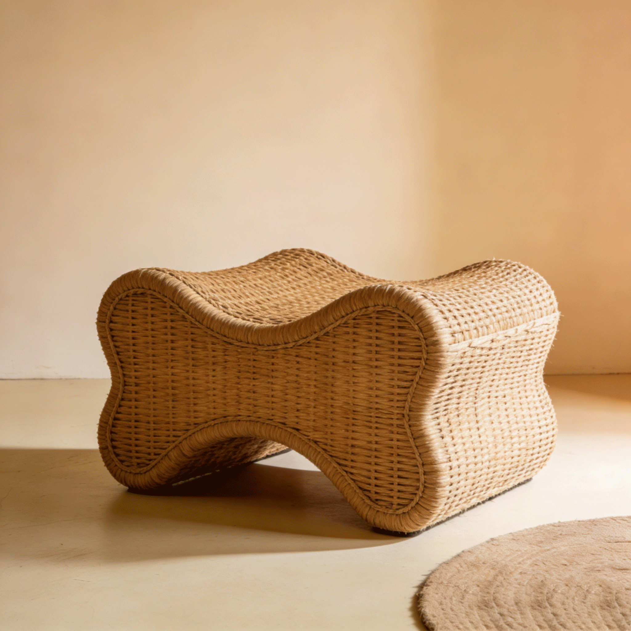 รายละเอียดการสานหวายเก้าอี้นั่งเตี้ย