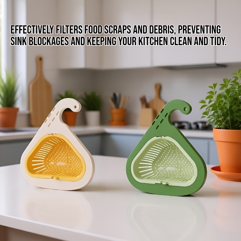 Kitchen hanging sink filter drain basket
