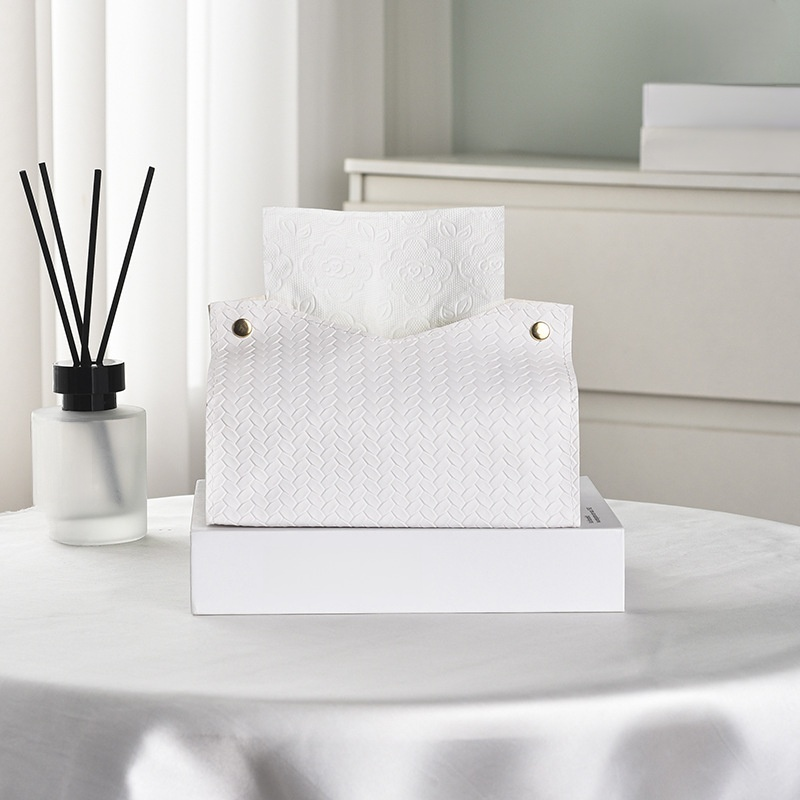 高級PUレザー ティッシュボックス リビング・テーブル用