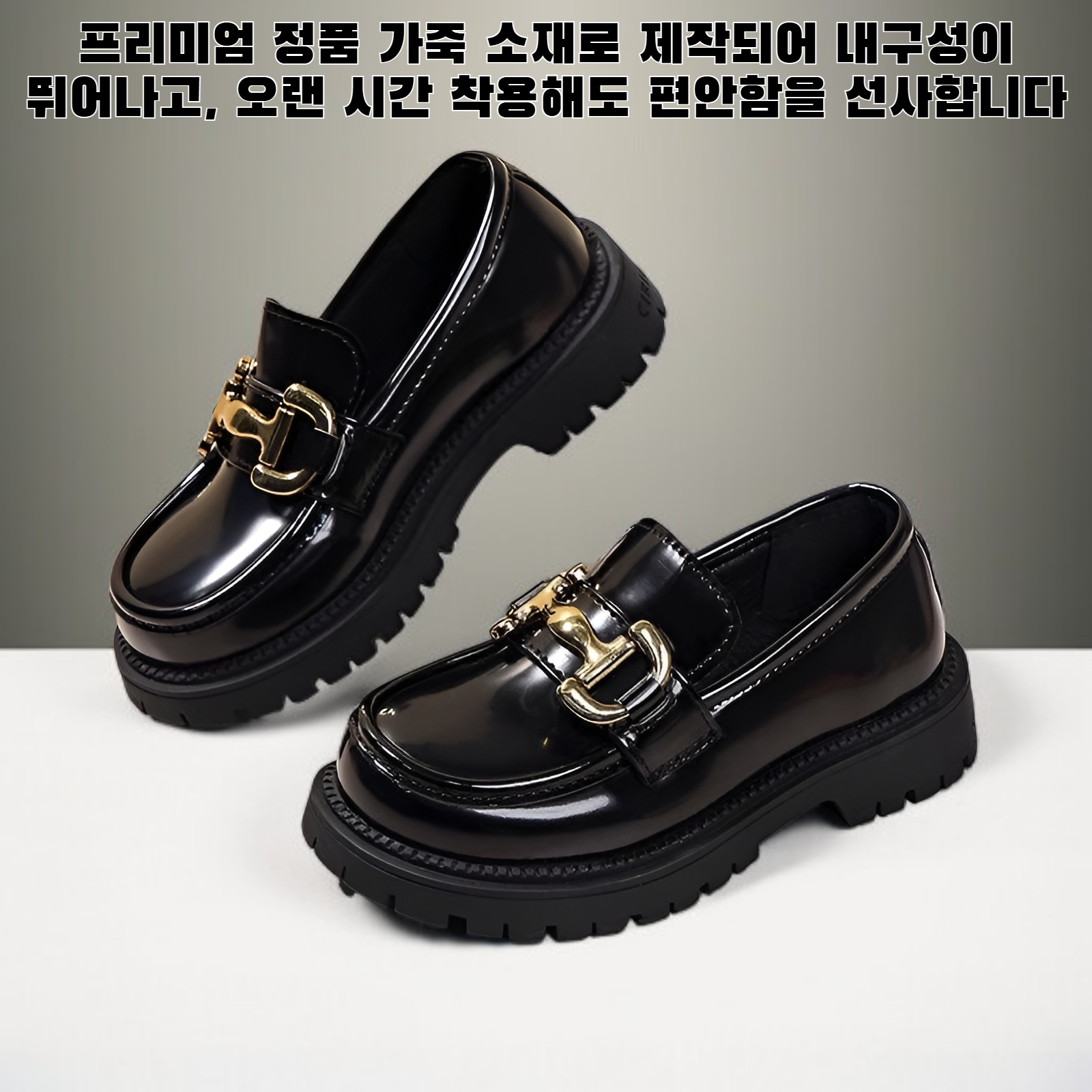 새로운 봄/가을 정품 가죽 소프트솔 로퍼