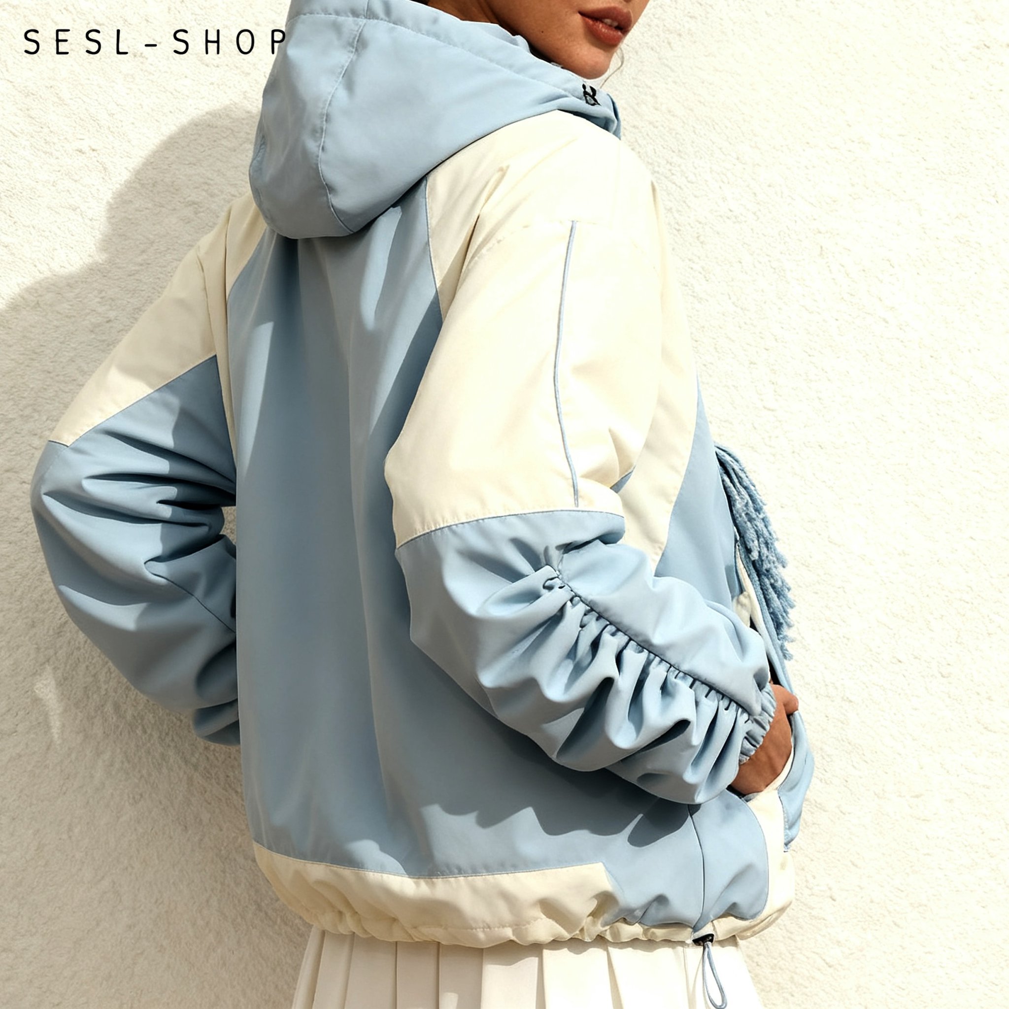 เสื้อแจ็คเก็ตกันน้ำและกันลมสำหรับกลางแจ้ง