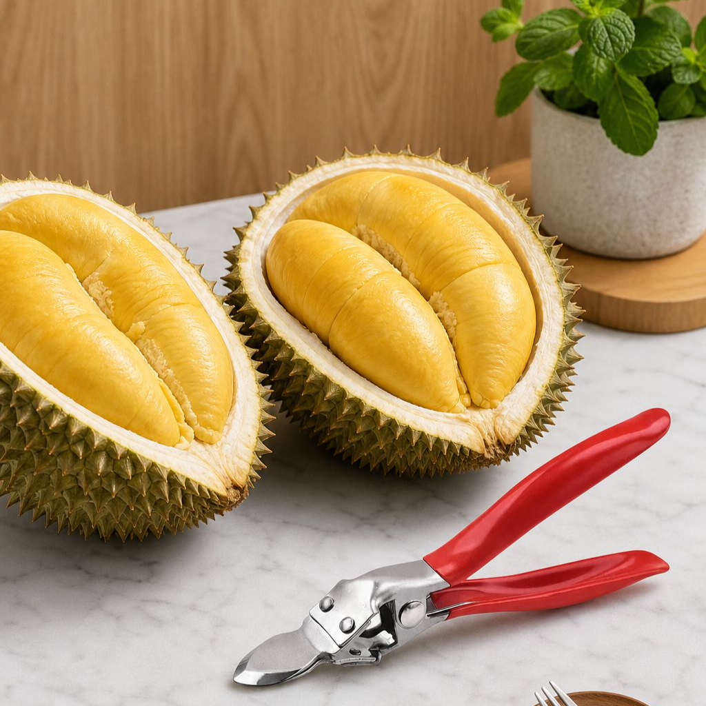 Stainless Steel Durian Pliers Fruit Extractor and Shell Opener