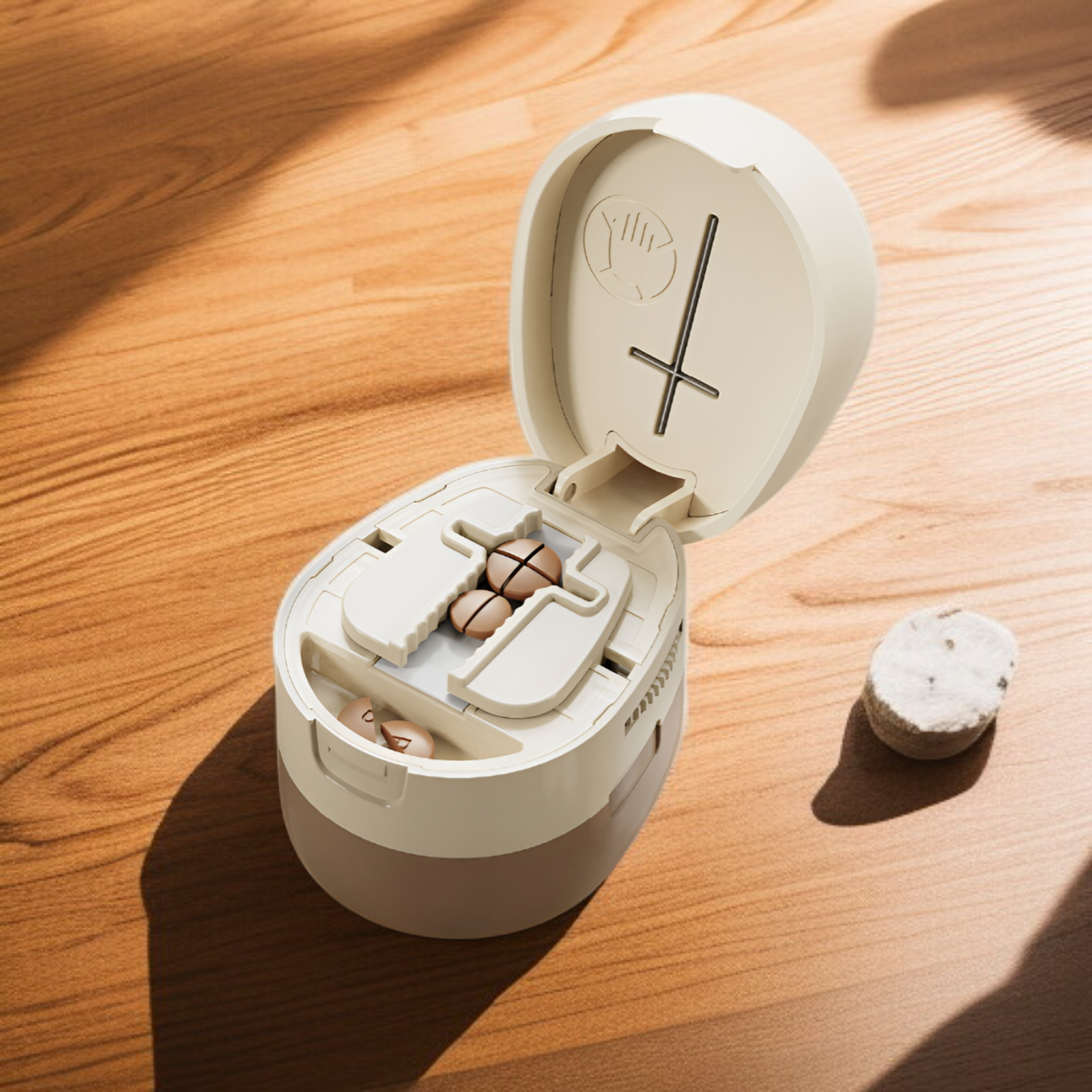 다기능 약 절단기 휴대용 약통