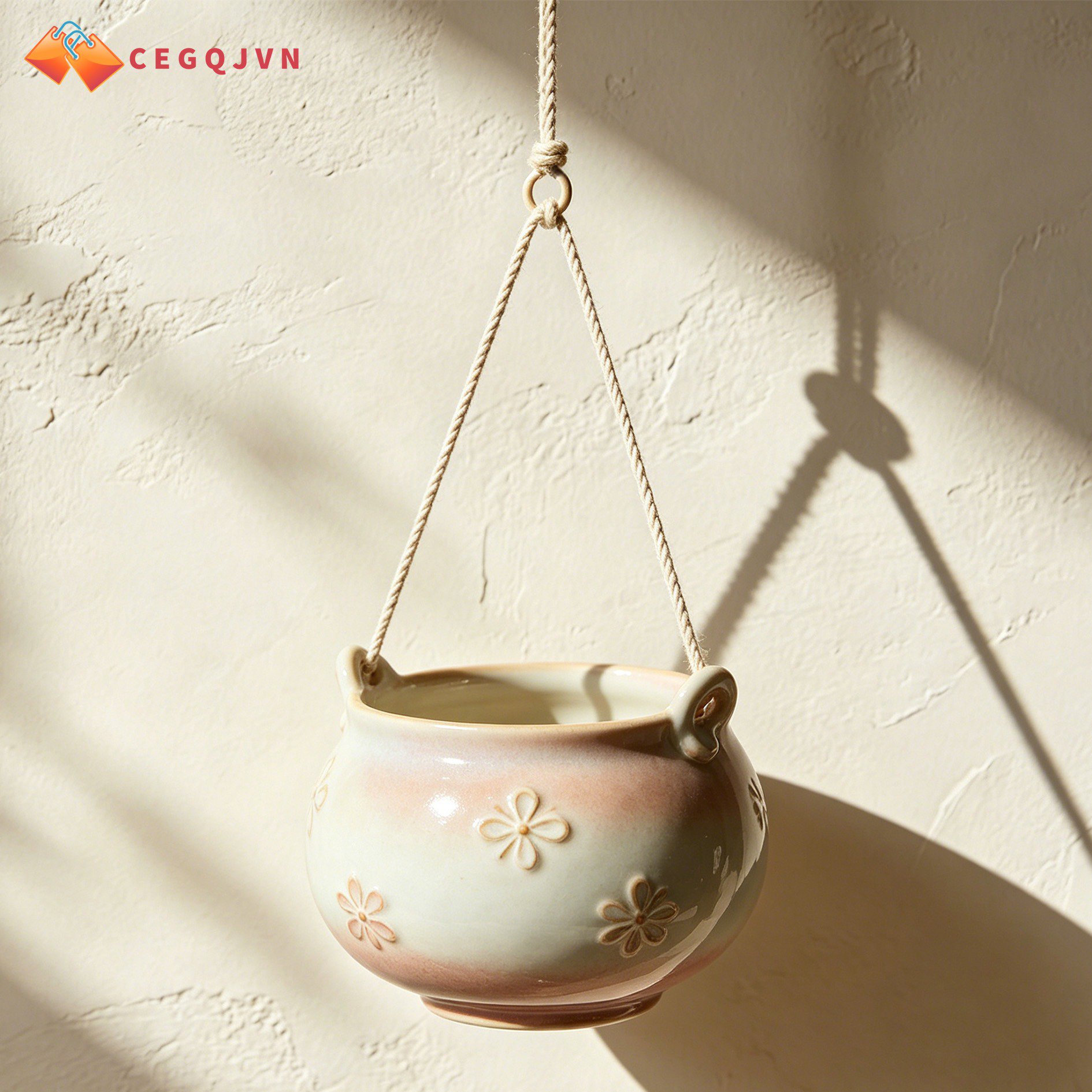 Hanging flower pots (3 pieces)