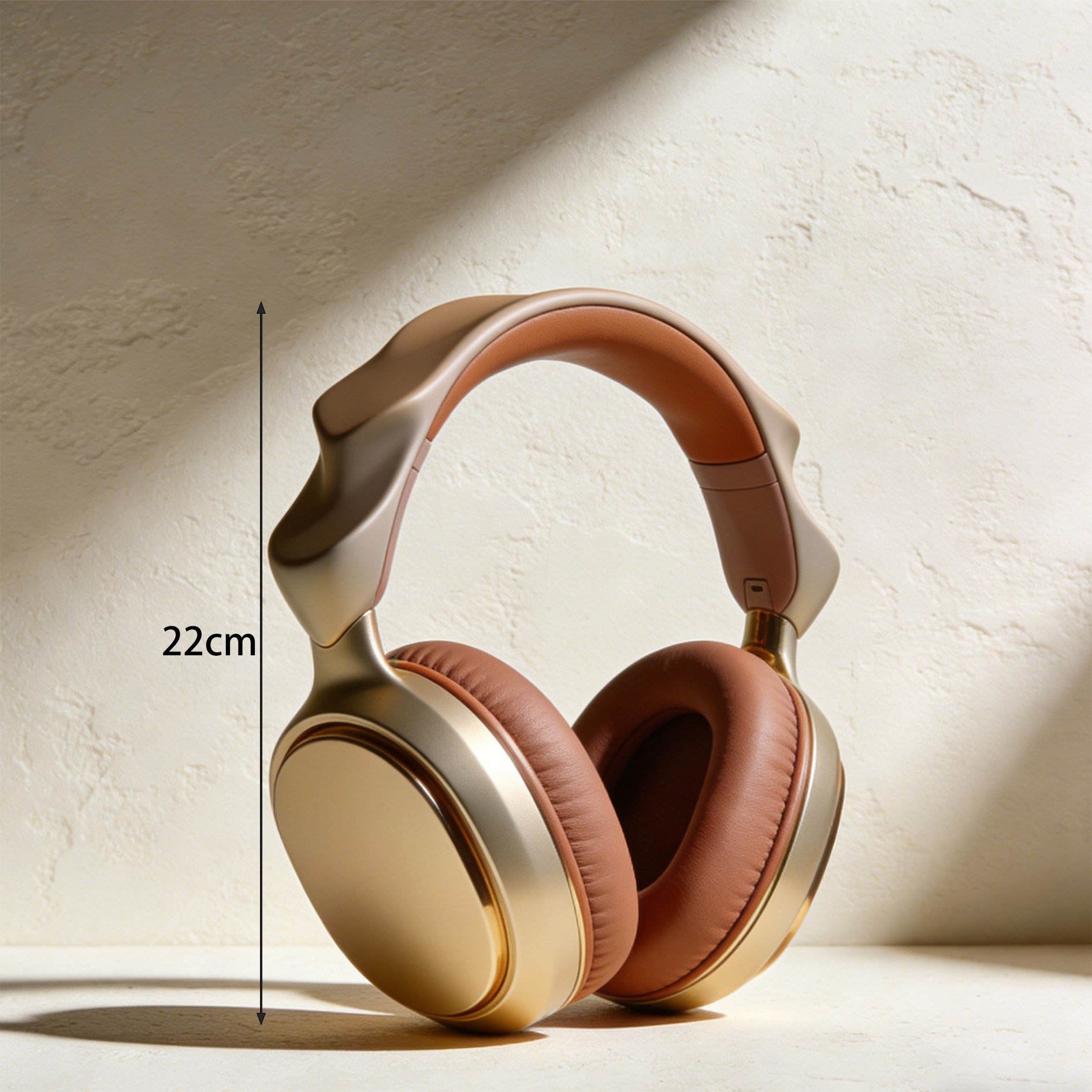 Wireless headphones with comfortable ear cushions