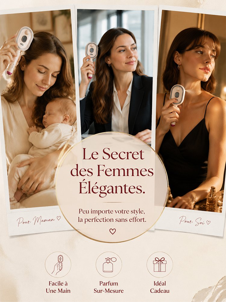 [Secret d'Hollywood] Brosse Lissante 5-en-1 | Lumière Rouge Anti-Chute | Zéro Dégât Thermique ✨