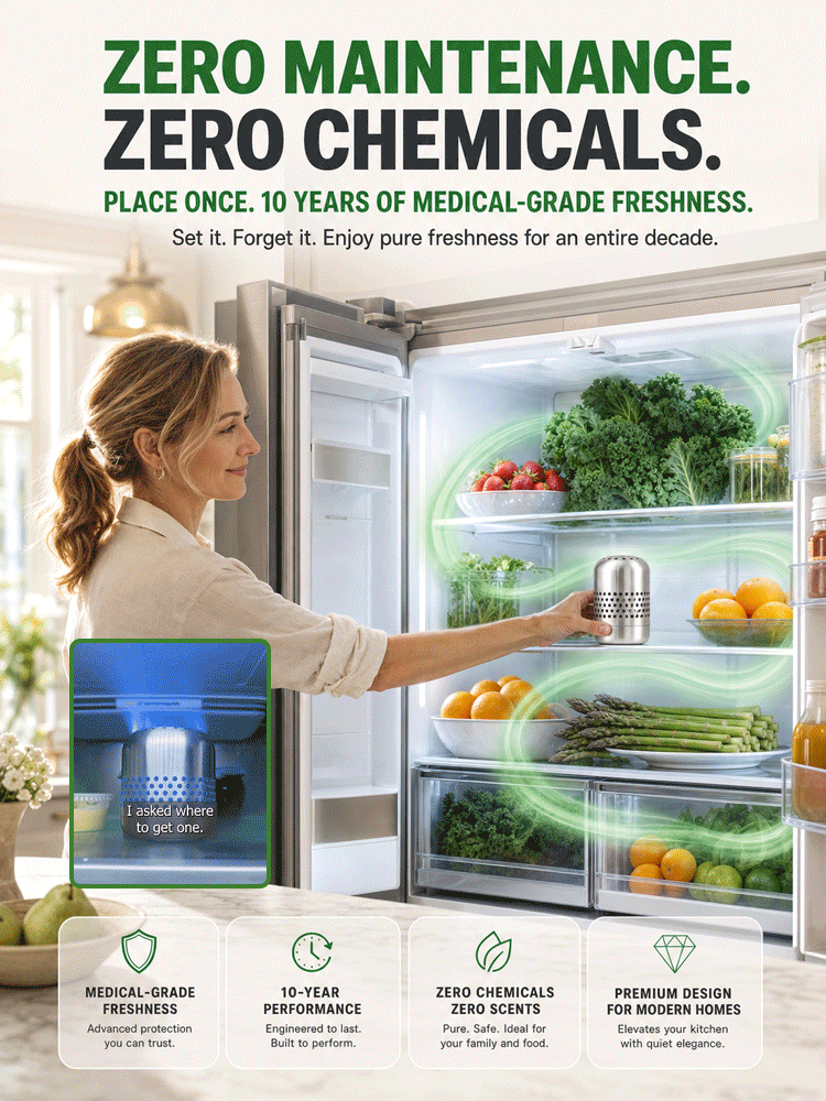 [Effect lasts for 10 years] Refrigerator deodorizer