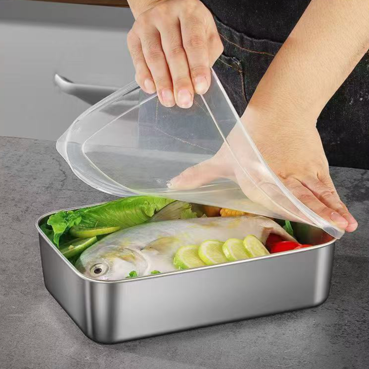 ステンレス携帯保存ボックス