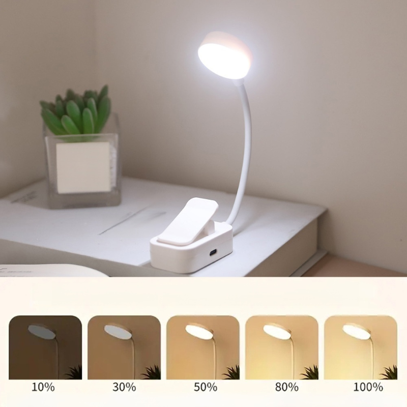 Lampe de lecture portable à pince