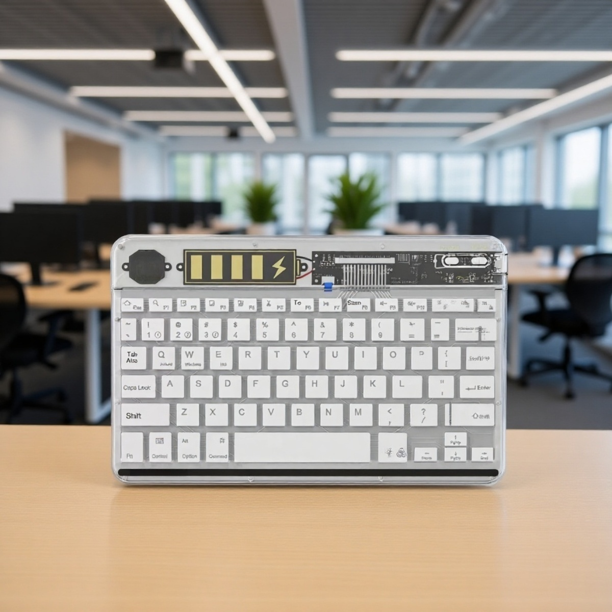 ポータブルでスリムなキーボード