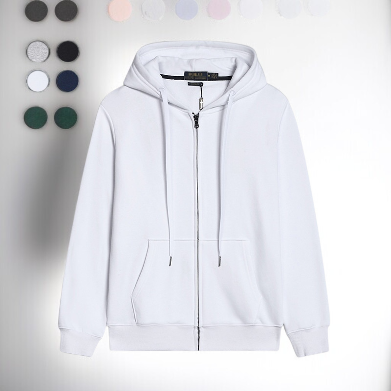 남성 기모 집업 가디건 봄가을 솔리드 캐주얼 가디건 후드 자수 집업 가디건 상의