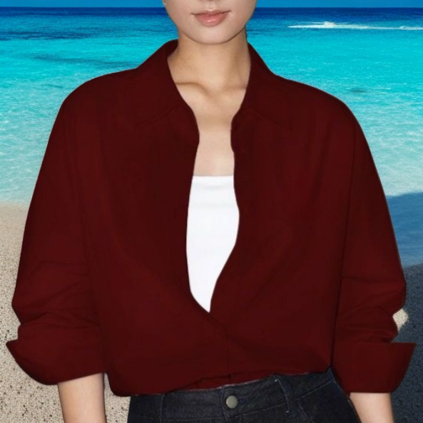 캐주얼 스타일 여성 셔츠