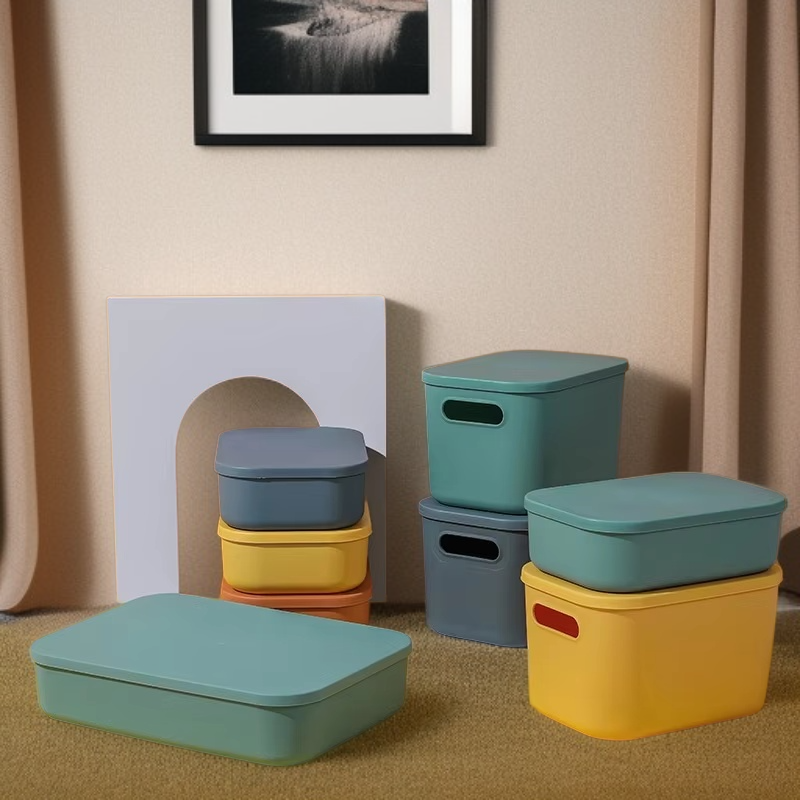 Úložný koš na oblečení do ložnice, organizér na stolek