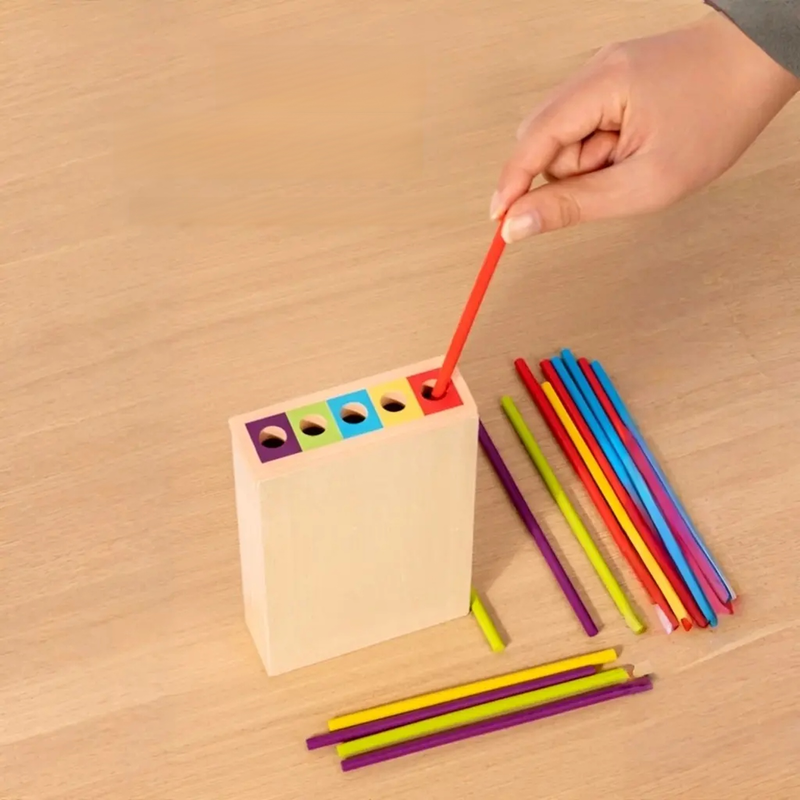 Parent-Child Interactive Color Recognition Balance Board Game
