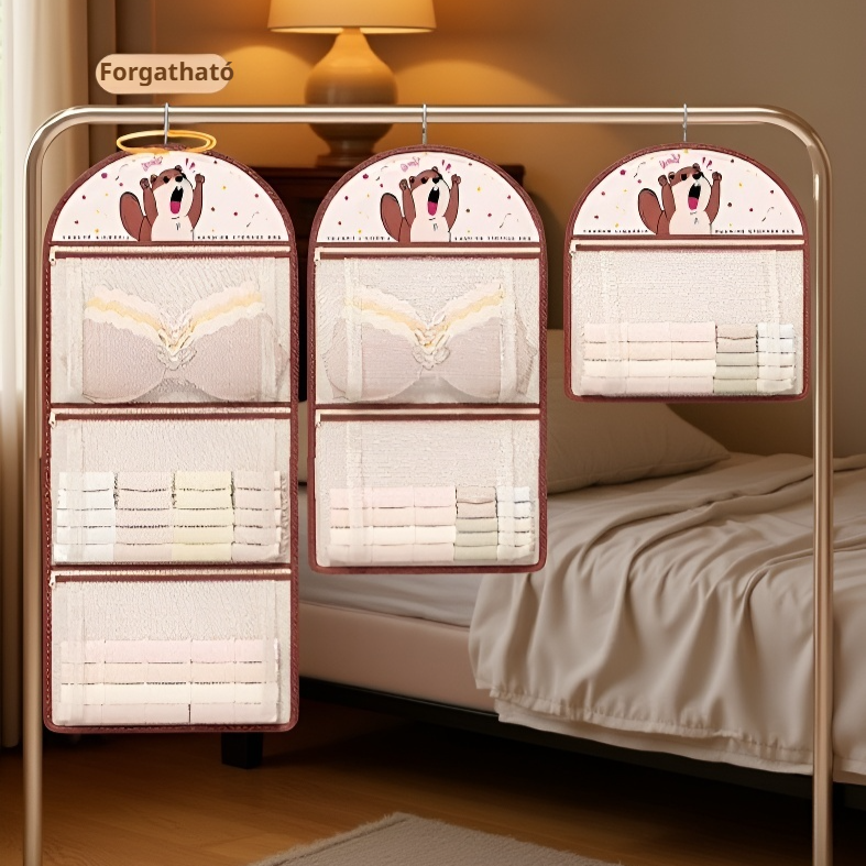 Függő szekrényrendszerező rekeszekkel és tárolókkal