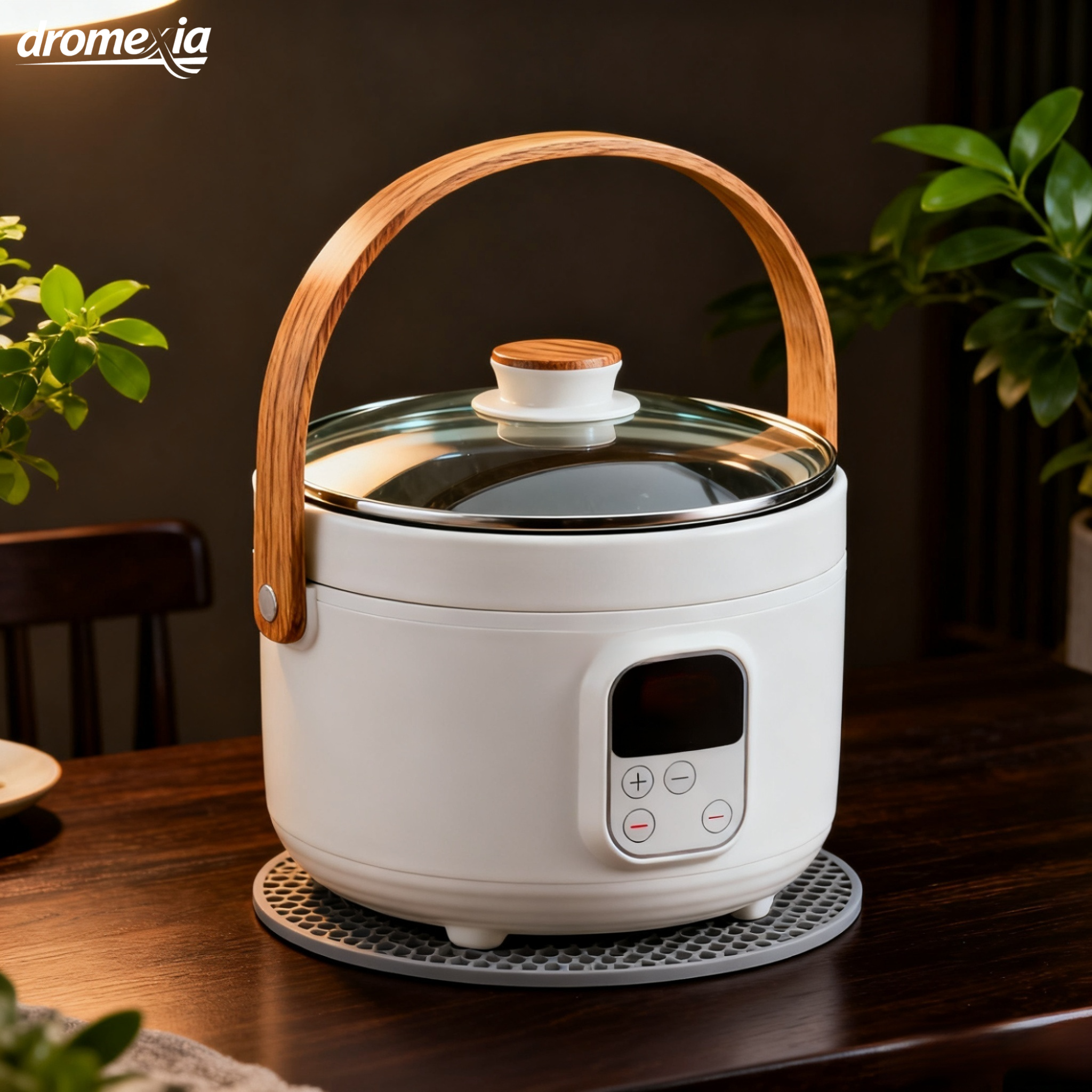 밥솥의 내부 대용량 용기 모습