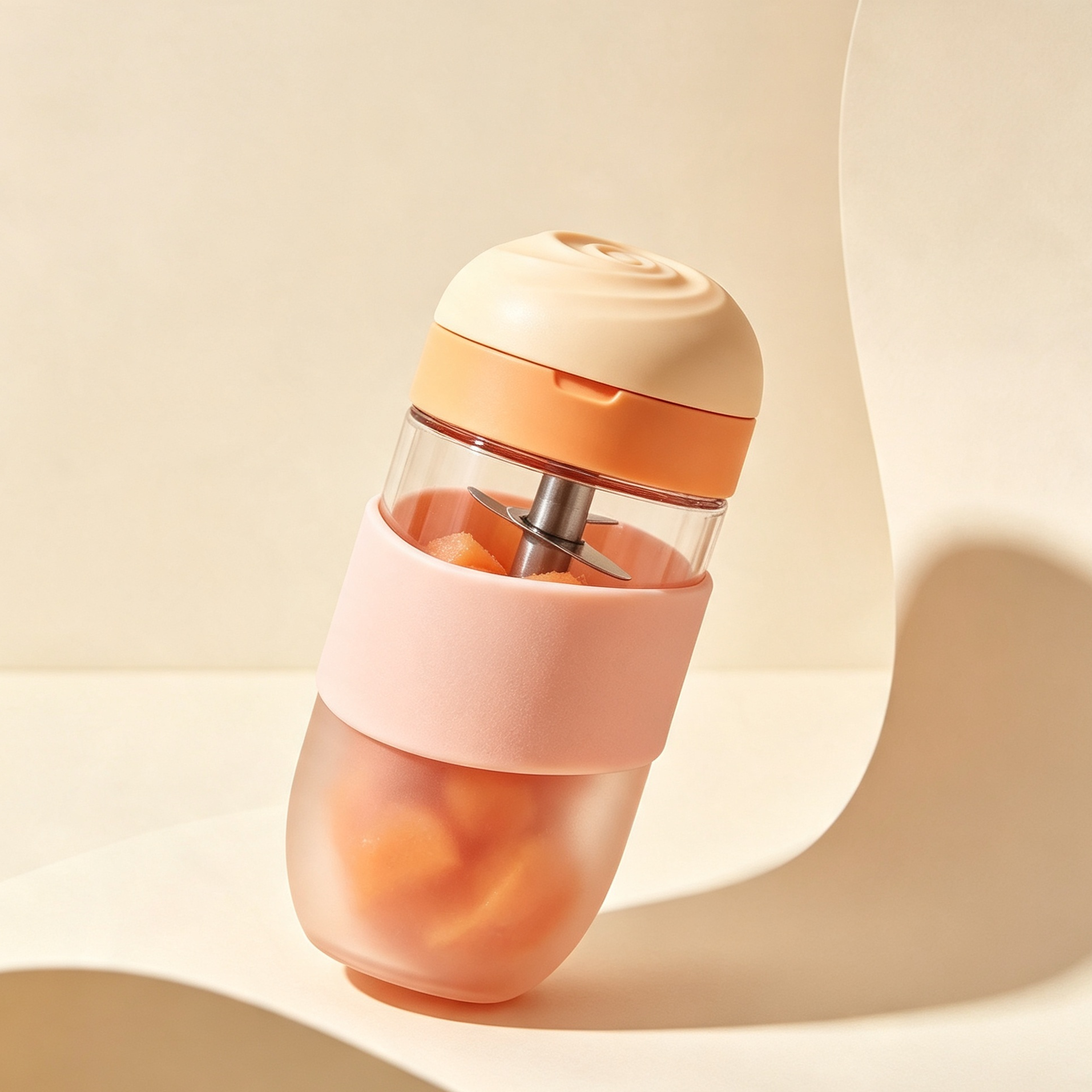 Portable electric juicer cup