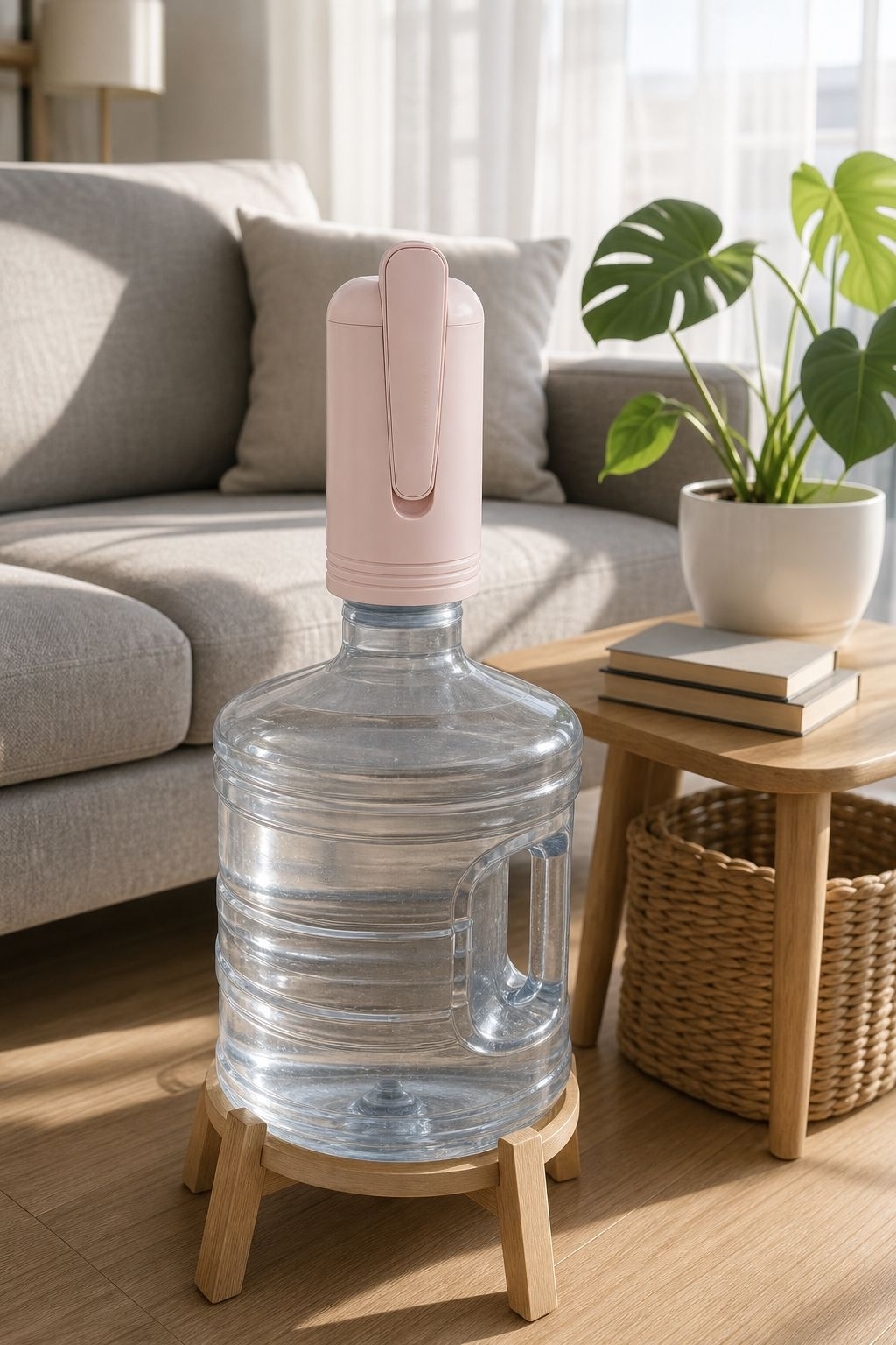 User-friendly water dispenser with simple operation