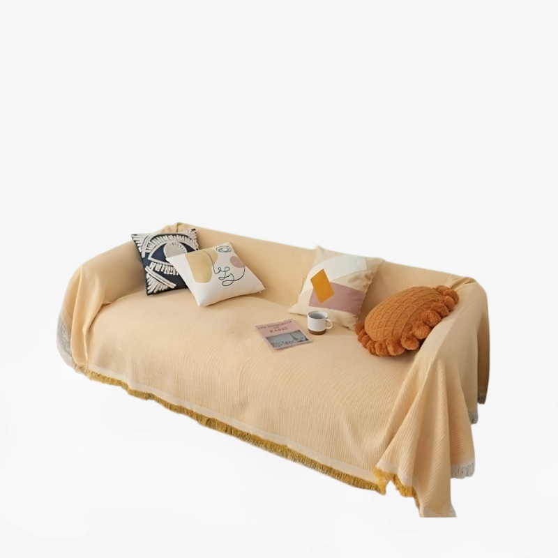 Vielseitige Sofadecke aus Baumwolle, Vollbezug Sofatuch, Sofahusse