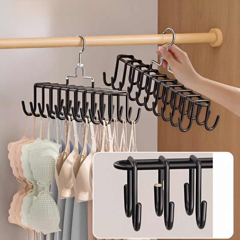 多目的フック回転式衣類ハンガー